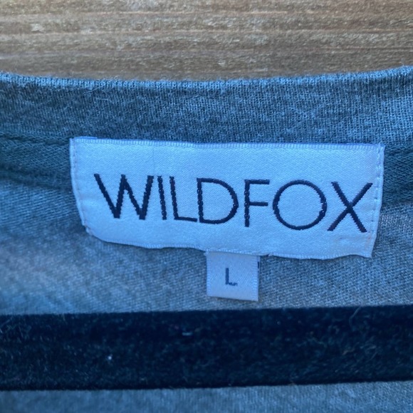 WildFox Gray Short Sleeve Tee - L - Picture 4 of 4